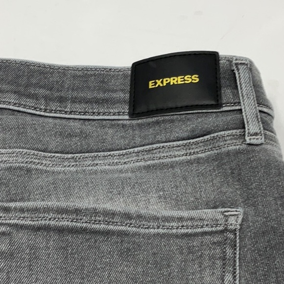 Express women’s gray wash mid-rise skinny jeans, size 6 - Picture 5 of 9